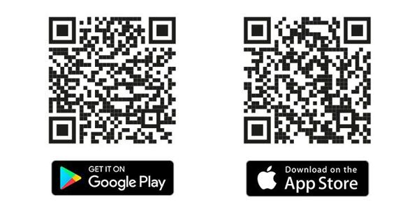 Az Android vagy Apple alkalmazást a QR-kód beolvasásával töltheti le.